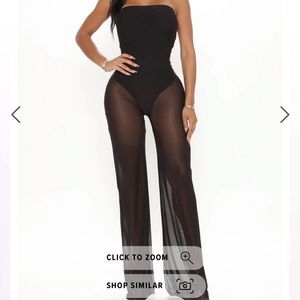 Party Starter Mesh Jumpsuit